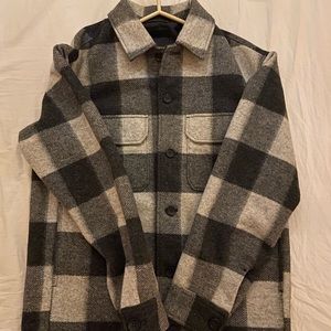 checkered overshirt